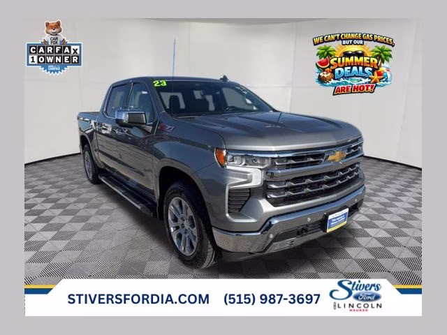 2023 Sterling Gray Metallic Chevrolet Silverado 1500 LTZ 4X4 Truck