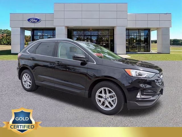 2021 Black Metallic Ford Edge SEL FWD SUV