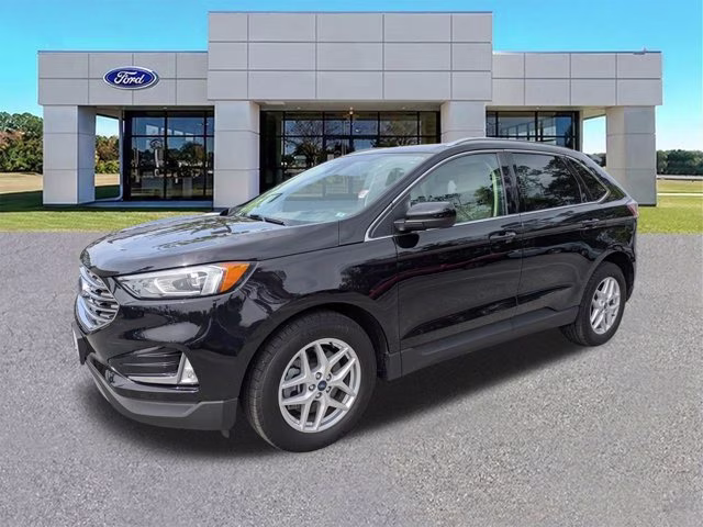 2021 Black Metallic Ford Edge SEL FWD SUV