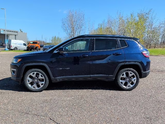 2020 Jazz Blue Pearlcoat Jeep Compass Limited 4X4 SUV