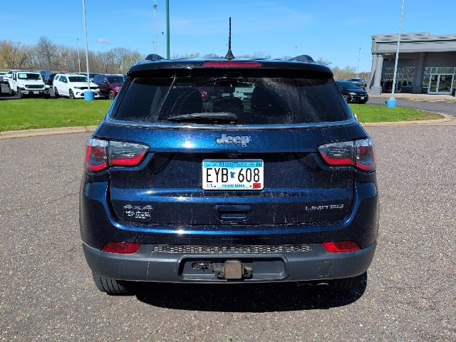 2020 Jazz Blue Pearlcoat Jeep Compass Limited 4X4 SUV