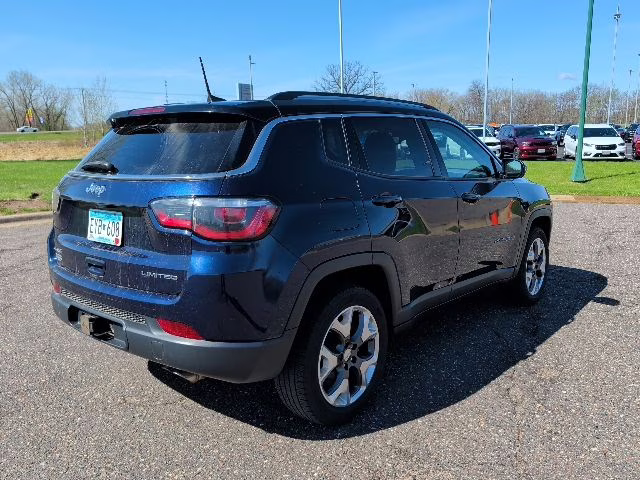 2020 Jazz Blue Pearlcoat Jeep Compass Limited 4X4 SUV