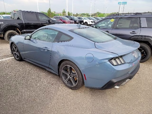 2025 Vapor Blue Metallic Ford Mustang EcoBoost RWD Coupe