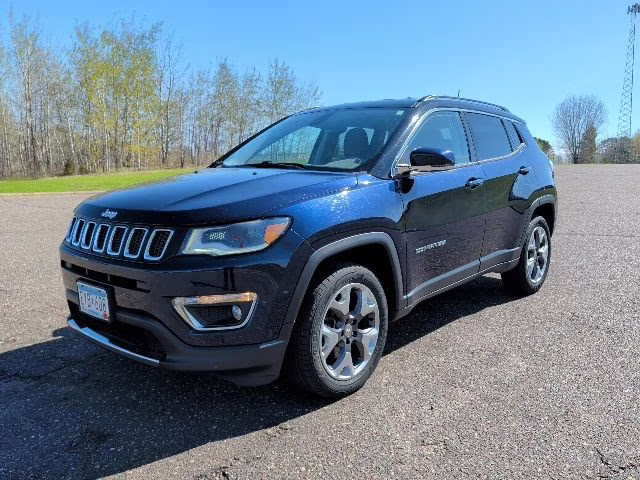 2020 Jazz Blue Pearlcoat Jeep Compass Limited 4X4 SUV