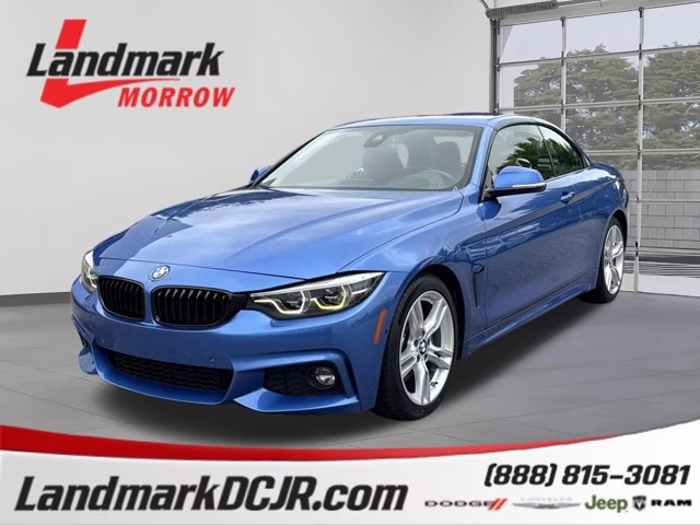 2020 Estoril Blue Metallic BMW 4 Series 440i RWD Convertible