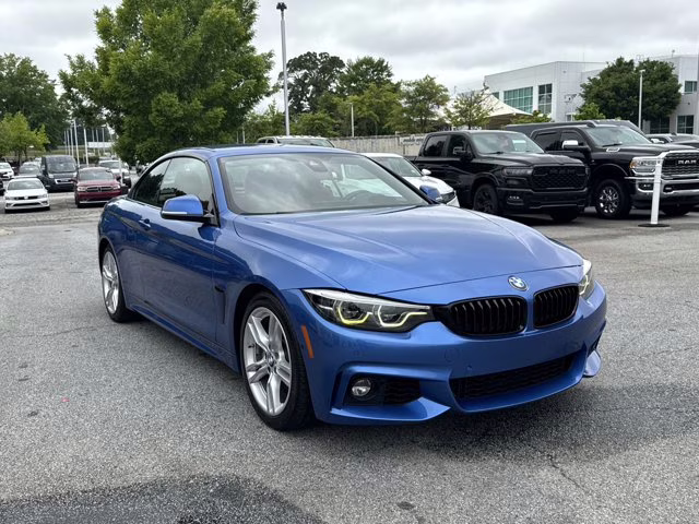2020 Estoril Blue Metallic BMW 4 Series 440i RWD Convertible