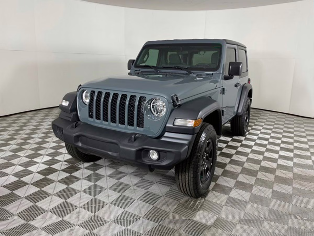 2024 Bright White Clearcoat Jeep Wrangler Sport S 4X4 SUV