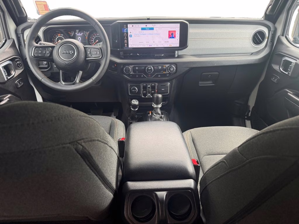 2024 Bright White Clearcoat Jeep Wrangler Sport S 4X4 SUV