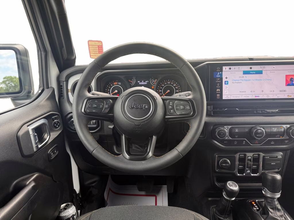 2024 Bright White Clearcoat Jeep Wrangler Sport S 4X4 SUV