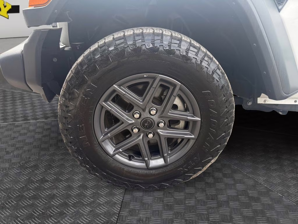 2024 Bright White Clearcoat Jeep Wrangler Sport S 4X4 SUV