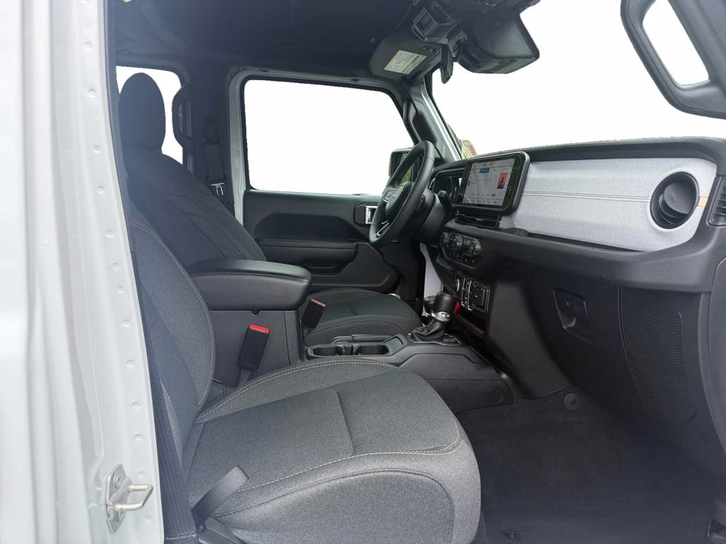 2024 Bright White Clearcoat Jeep Wrangler Sport S 4X4 SUV