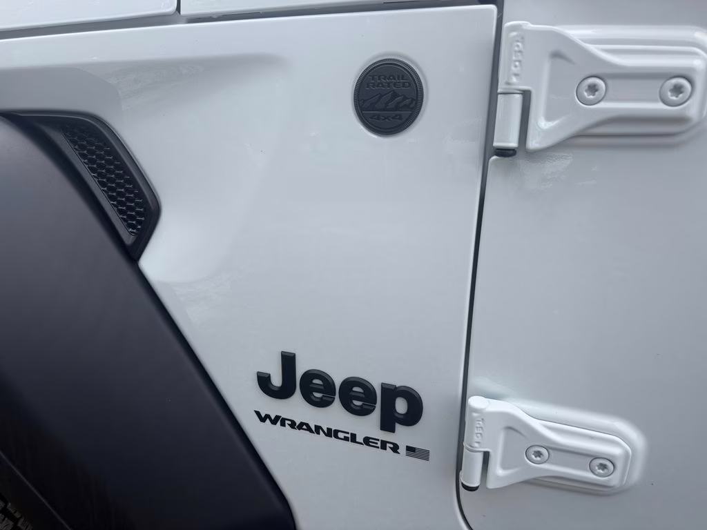 2024 Bright White Clearcoat Jeep Wrangler Sport S 4X4 SUV