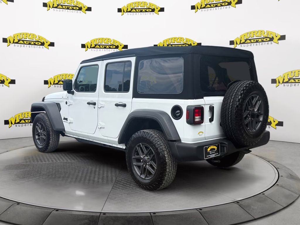 2024 Bright White Clearcoat Jeep Wrangler Sport S 4X4 SUV