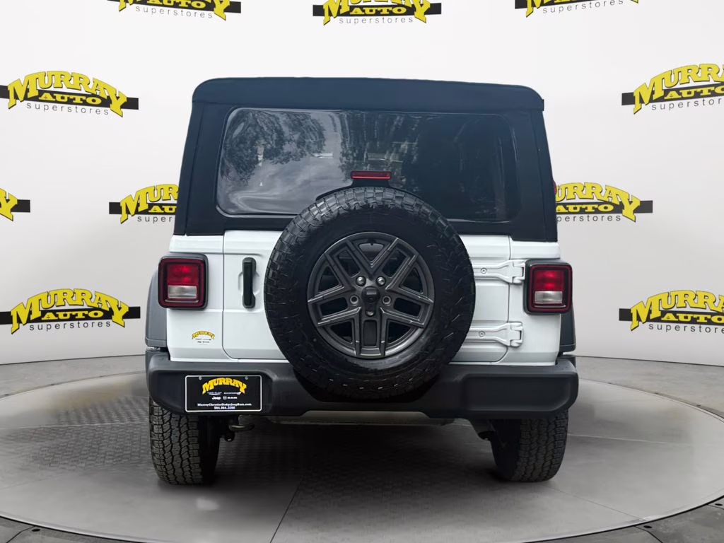 2024 Bright White Clearcoat Jeep Wrangler Sport S 4X4 SUV