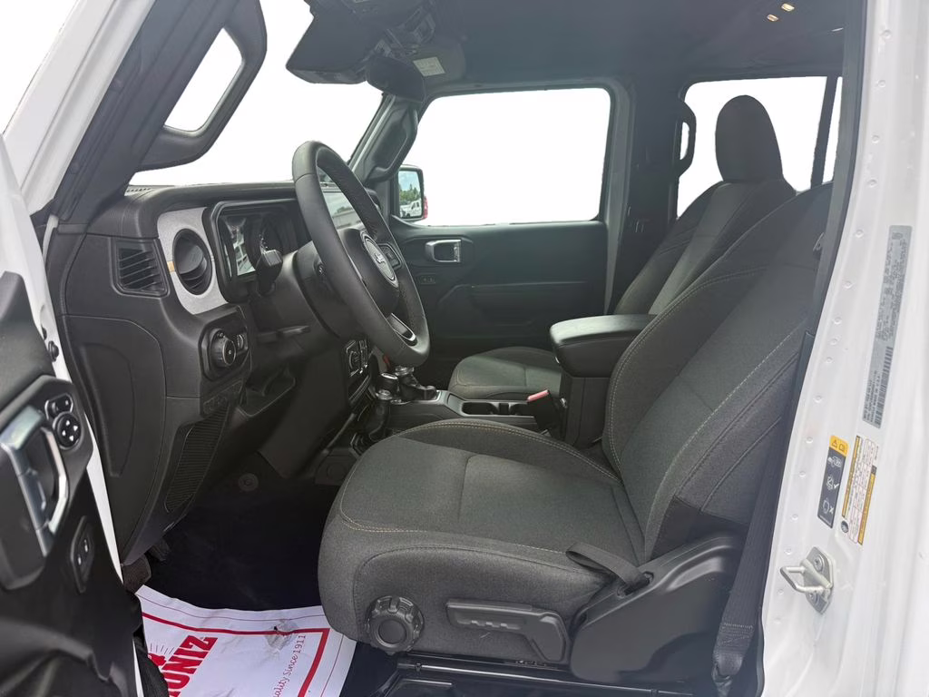 2024 Bright White Clearcoat Jeep Wrangler Sport S 4X4 SUV
