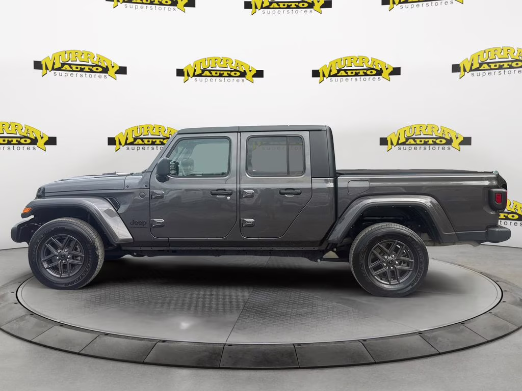 2024 Granite Crystal Metallic Clearcoat Jeep Gladiator Sport S 4X4 Truck
