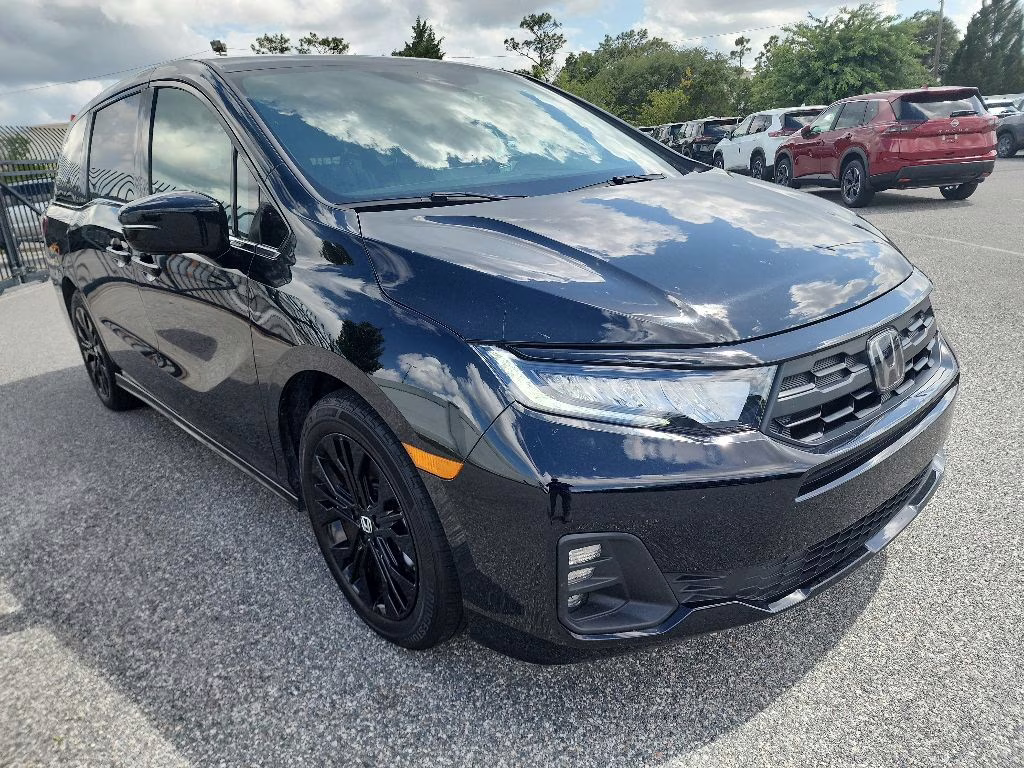 2025 Crystal Black Pearl Honda Odyssey Sport-L FWD Van
