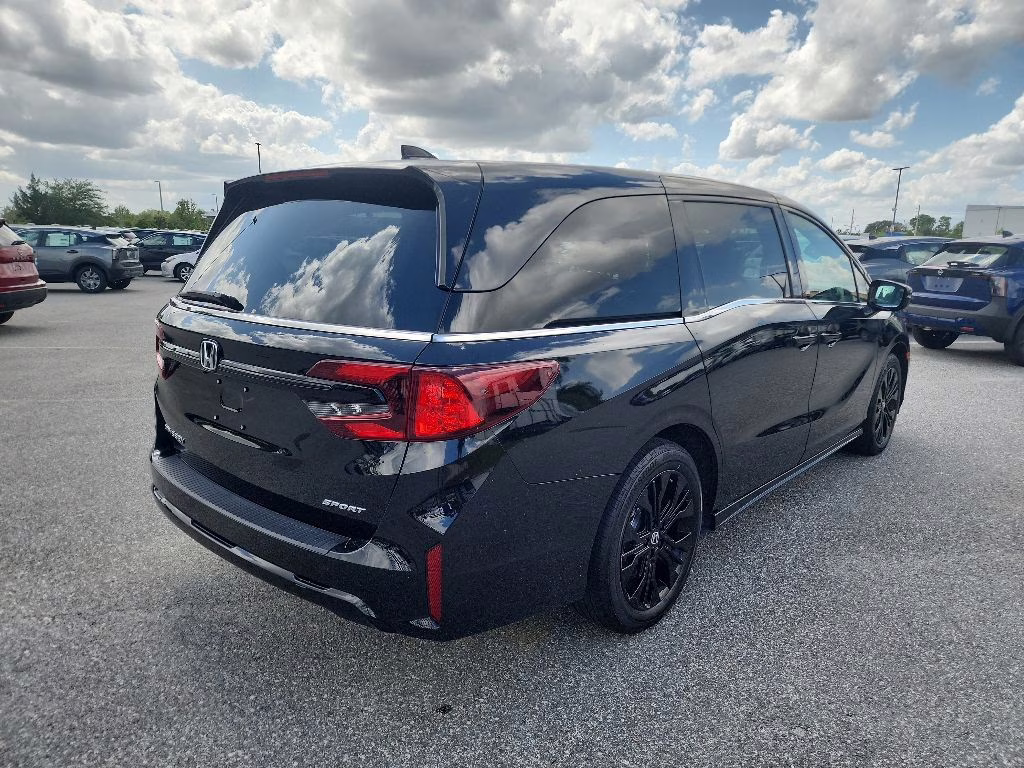2025 Crystal Black Pearl Honda Odyssey Sport-L FWD Van