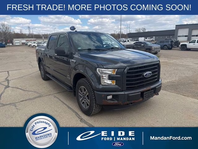 2016 Gray Ford F-150 XLT 4X4 Truck