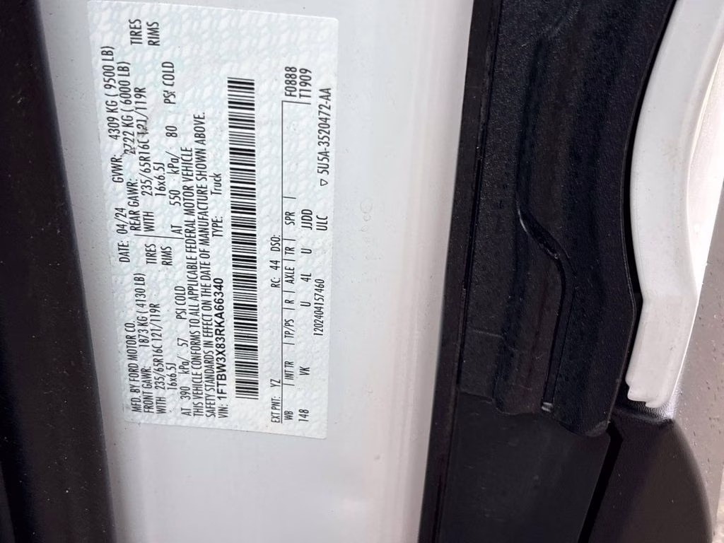 2024 Oxford White Ford Transit-350 Base RWD Van