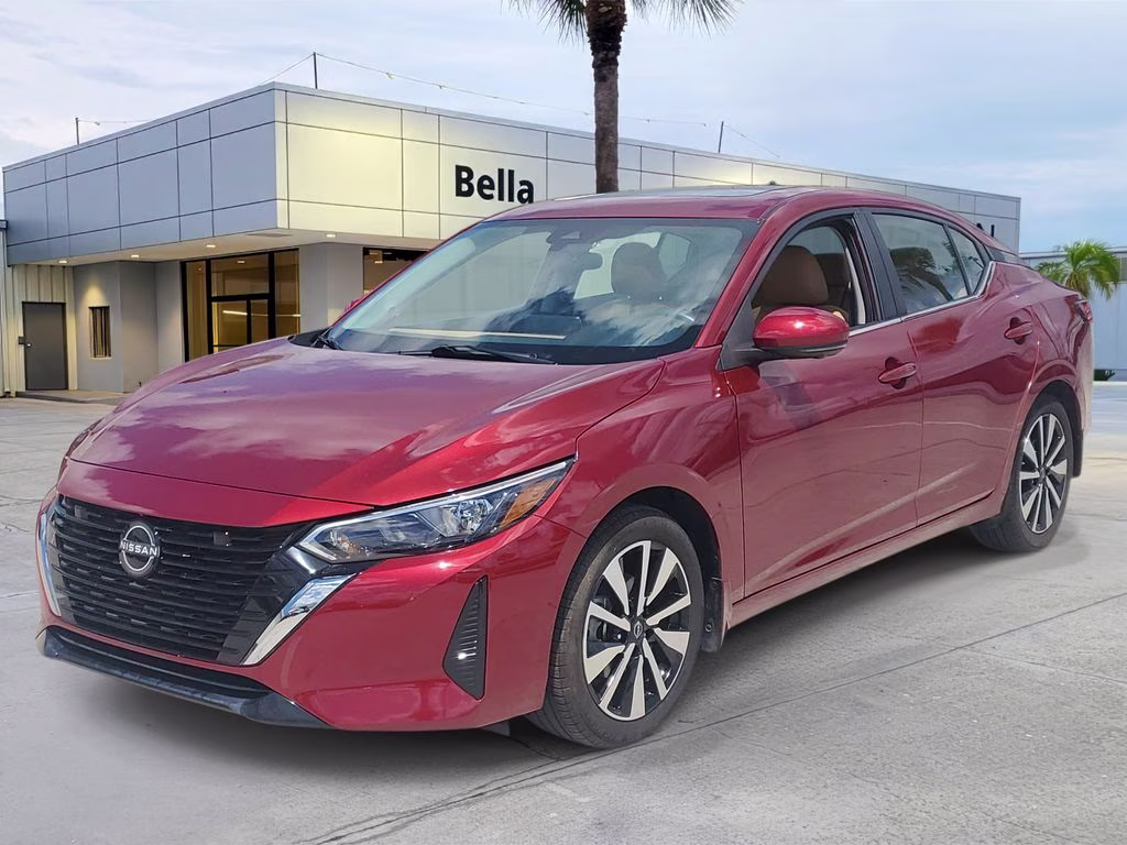 2024 Scarlet Ember Tintcoat Nissan Sentra SV FWD Sedan