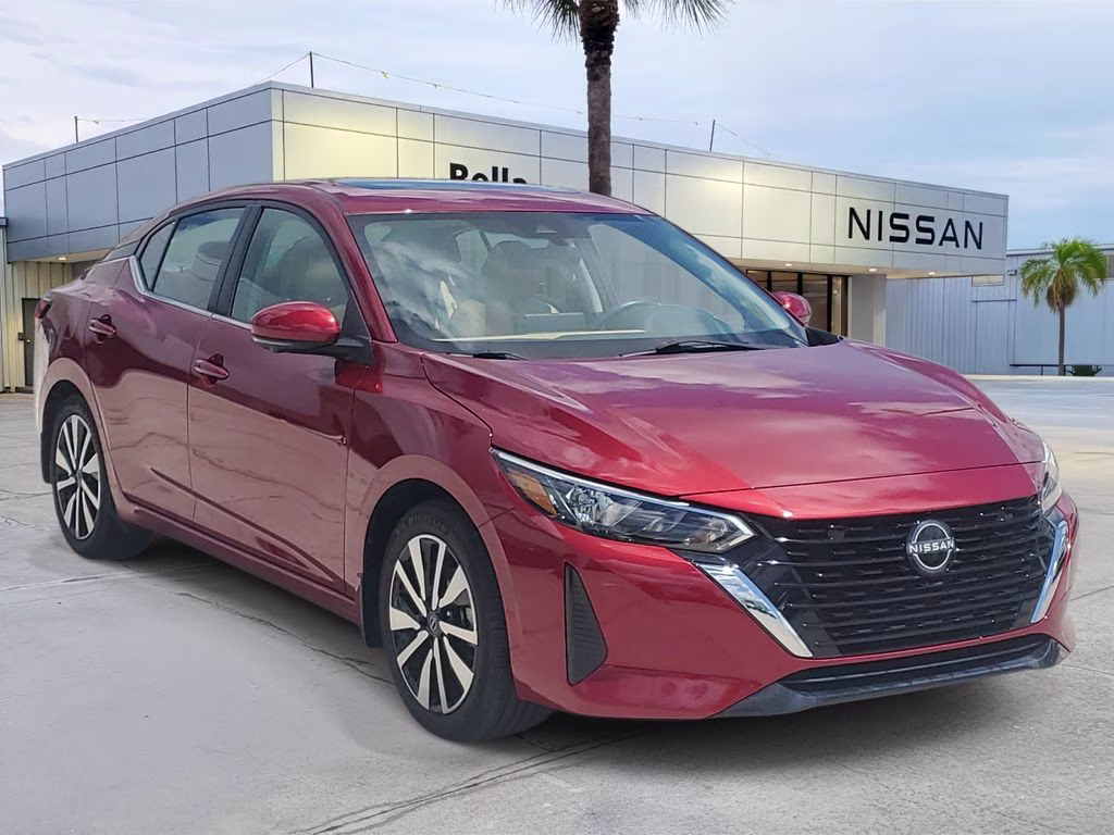 2024 Scarlet Ember Tintcoat Nissan Sentra SV FWD Sedan