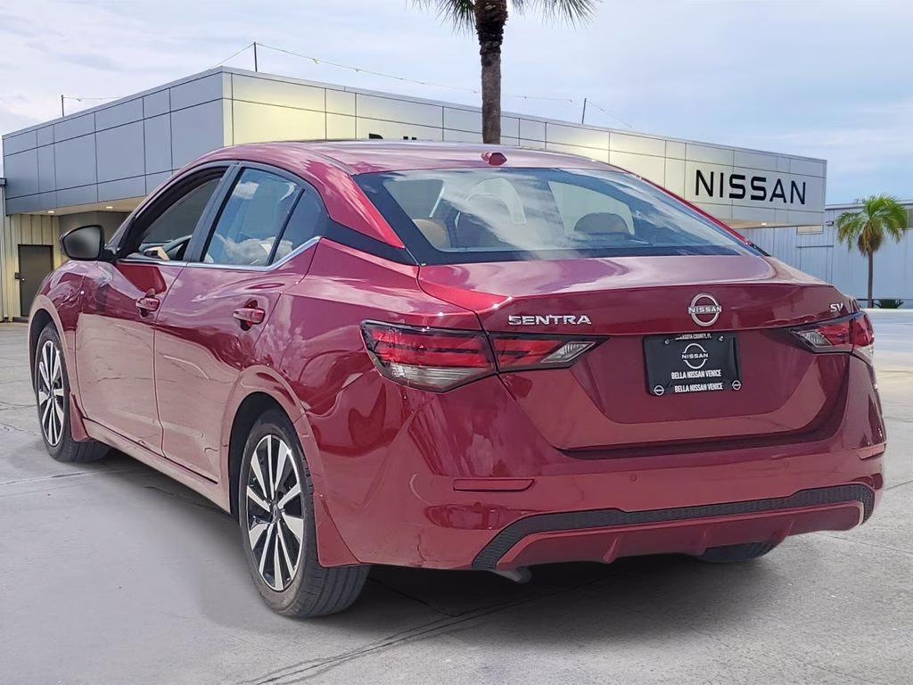 2024 Scarlet Ember Tintcoat Nissan Sentra SV FWD Sedan