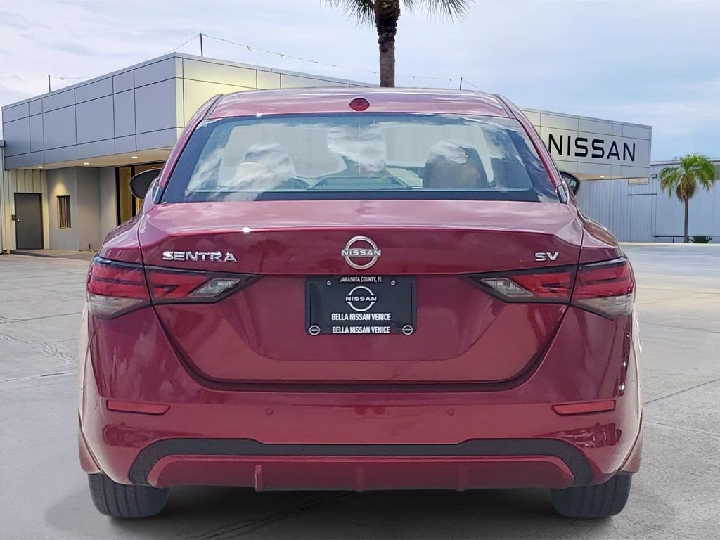 2024 Scarlet Ember Tintcoat Nissan Sentra SV FWD Sedan
