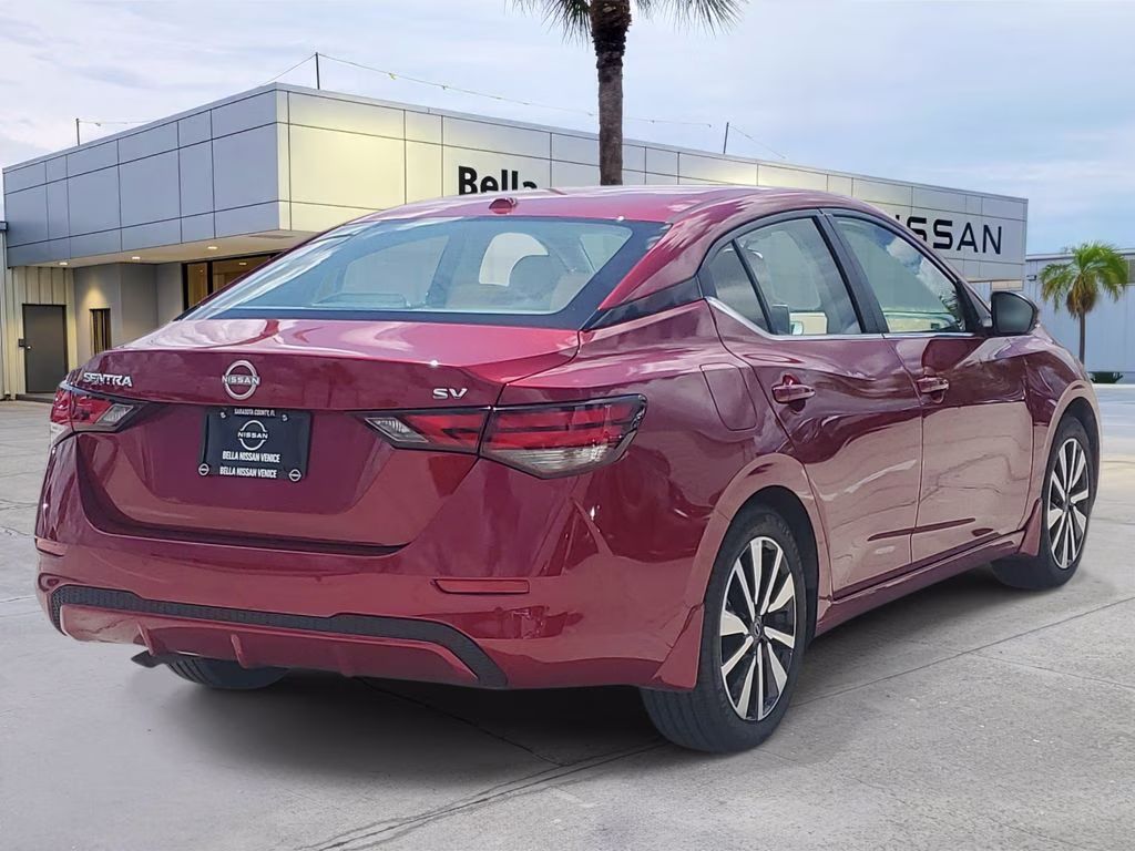 2024 Scarlet Ember Tintcoat Nissan Sentra SV FWD Sedan