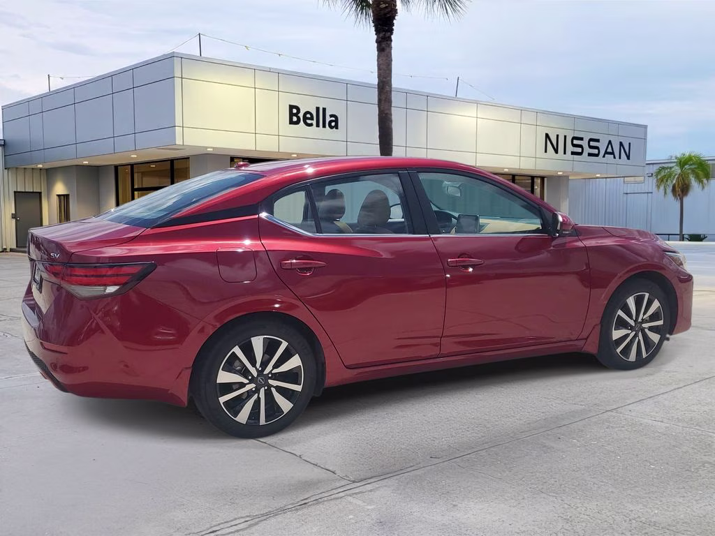 2024 Scarlet Ember Tintcoat Nissan Sentra SV FWD Sedan