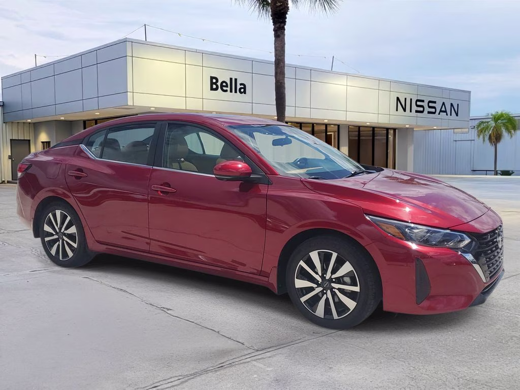 2024 Scarlet Ember Tintcoat Nissan Sentra SV FWD Sedan