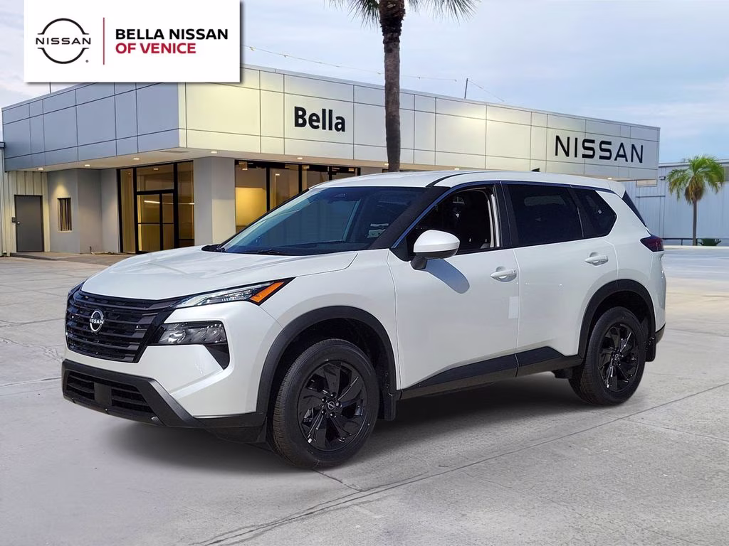 2026 Everest White Pearl Tricoat Nissan Rogue SV FWD SUV