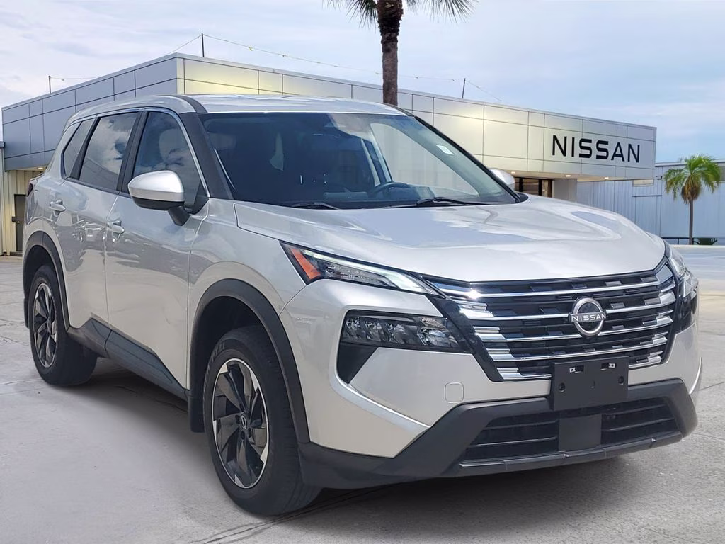2024 Brilliant Silver Metallic Nissan Rogue SV AWD SUV