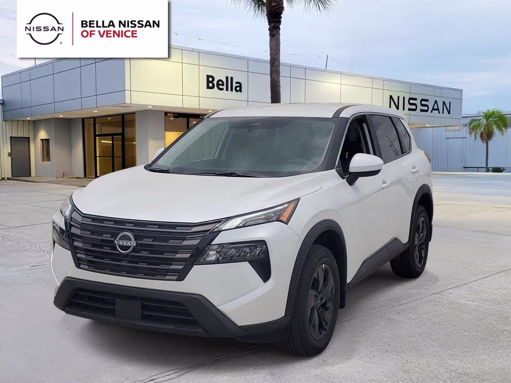 2026 Everest White Pearl Tricoat Nissan Rogue SV FWD SUV