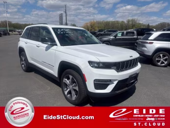 2022 Bright White Clearcoat Jeep Grand Cherokee 4xe 4X4 SUV