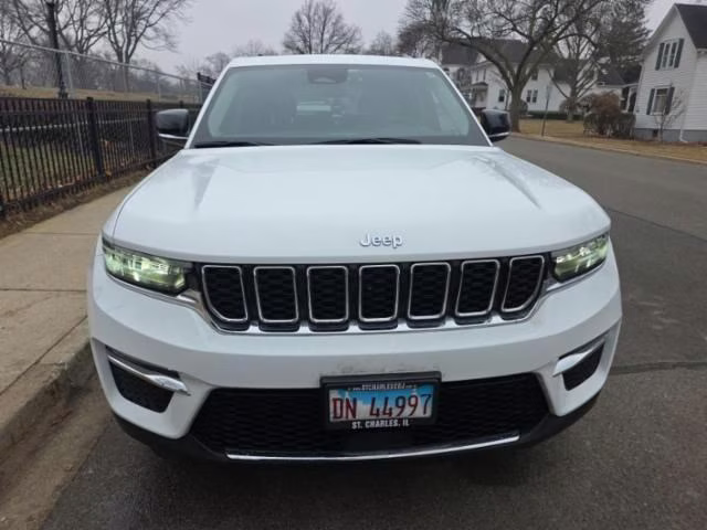 2022 Bright White Clearcoat Jeep Grand Cherokee 4xe 4X4 SUV