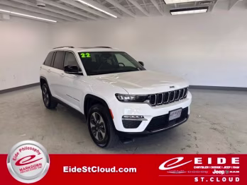 2022 Bright White Clearcoat Jeep Grand Cherokee 4xe 4X4 SUV