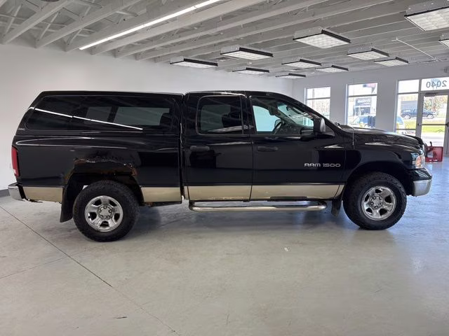 2003 Black Clearcoat Dodge Ram 1500 SLT 4X4 Truck