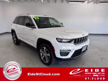 2022 Bright White Clearcoat Jeep Grand Cherokee 4xe 4X4 SUV