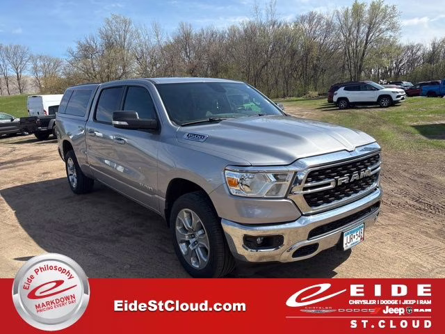 2022 Billet Silver Metallic Clearcoat Ram 1500 Big Horn/Lone Star 4X4 Truck