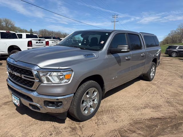 2022 Billet Silver Metallic Clearcoat Ram 1500 Big Horn/Lone Star 4X4 Truck