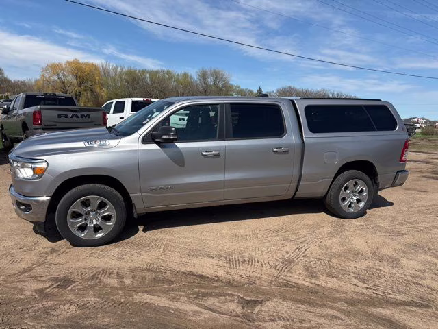 2022 Billet Silver Metallic Clearcoat Ram 1500 Big Horn/Lone Star 4X4 Truck