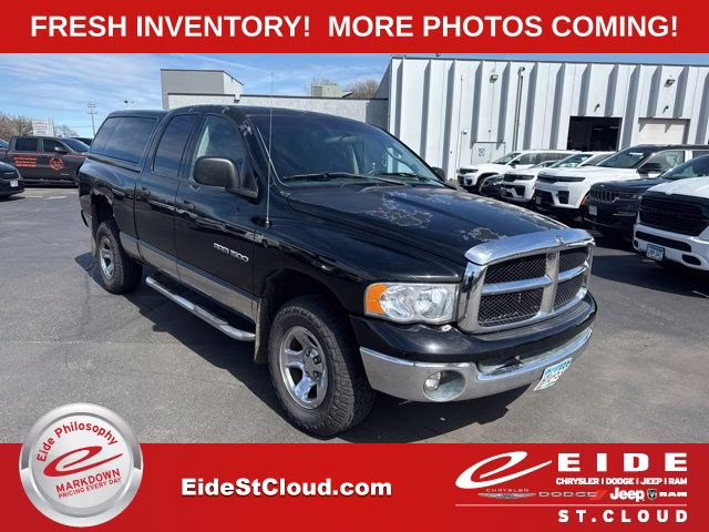 2003 Black Clearcoat Dodge Ram 1500 SLT 4X4 Truck