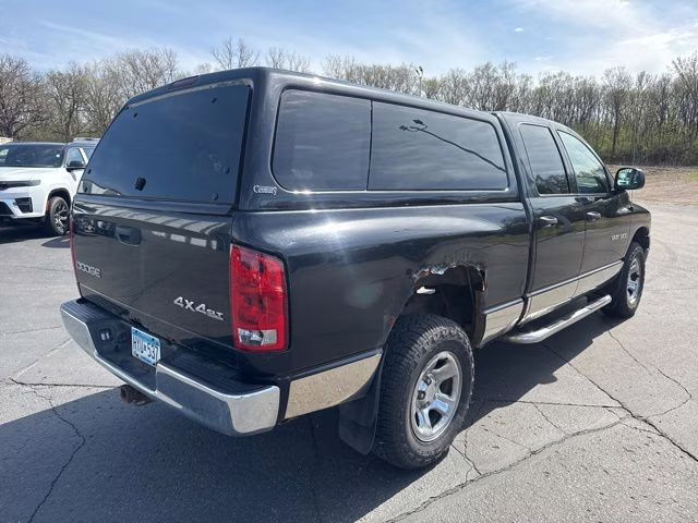2003 Black Clearcoat Dodge Ram 1500 SLT 4X4 Truck
