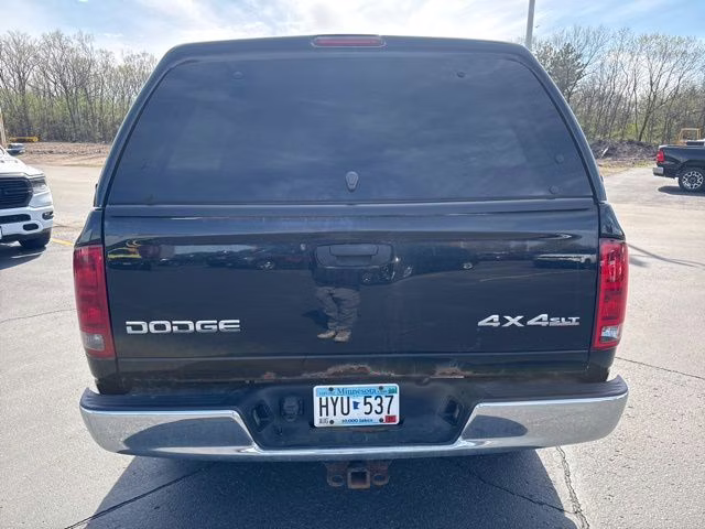 2003 Black Clearcoat Dodge Ram 1500 SLT 4X4 Truck