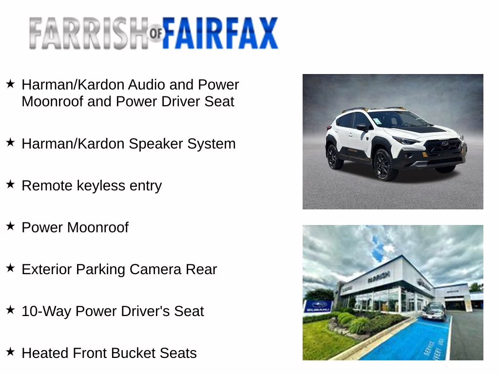 2026 Crystal White Pearl Subaru Crosstrek Wilderness AWD SUV