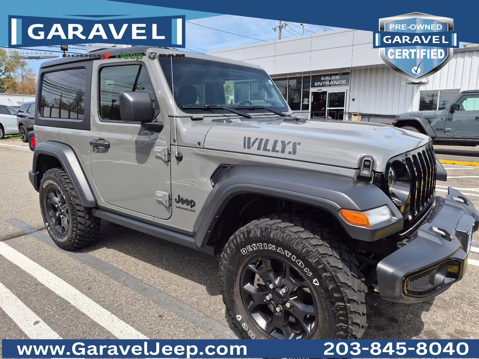 2022 Sting-Gray Clearcoat Jeep Wrangler Willys 4X4 SUV