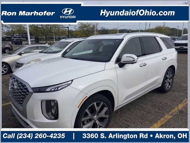 2022 Hyper White Hyundai Palisade Limited AWD SUV