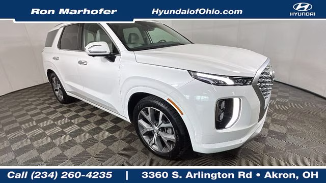 2022 Hyper White Hyundai Palisade Limited AWD SUV