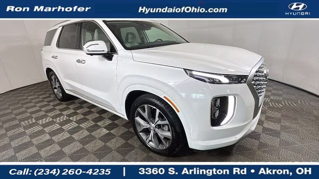 2022 Hyper White Hyundai Palisade Limited AWD SUV